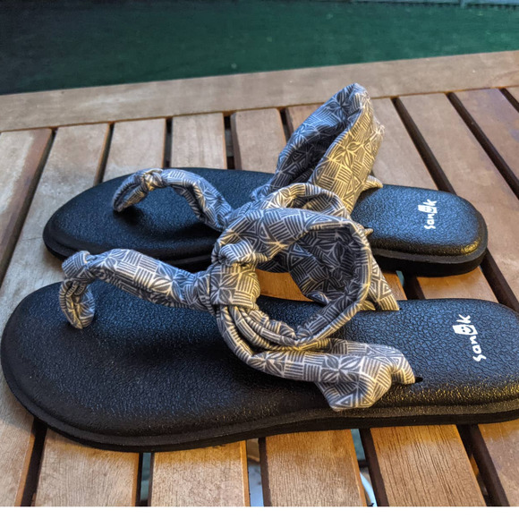 SANUK YOGA Sling Ella Flip SANDALS WOMENS SIZE 7 sn 1091533 - Picture 3 of 8